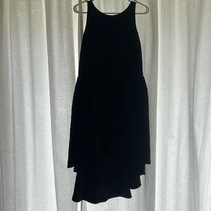 Black high low dress by bcbg